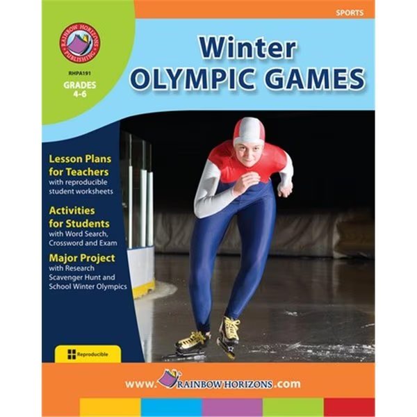 Winter Olympic Games - Grade 4 to 6, Rainbow Horizons, Mfr#: A191